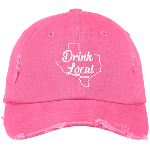 #oakcliff "Drink Local" Distressed Dad Cap