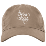 #oakcliff "Drink Local" Brushed Twill Unstructured Dad Cap