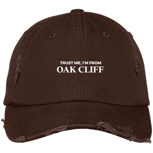 #oakcliff "Trust Me" Distressed Dad Cap