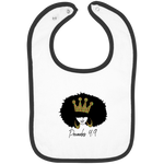#thecrown Infant Terry Snap Bib