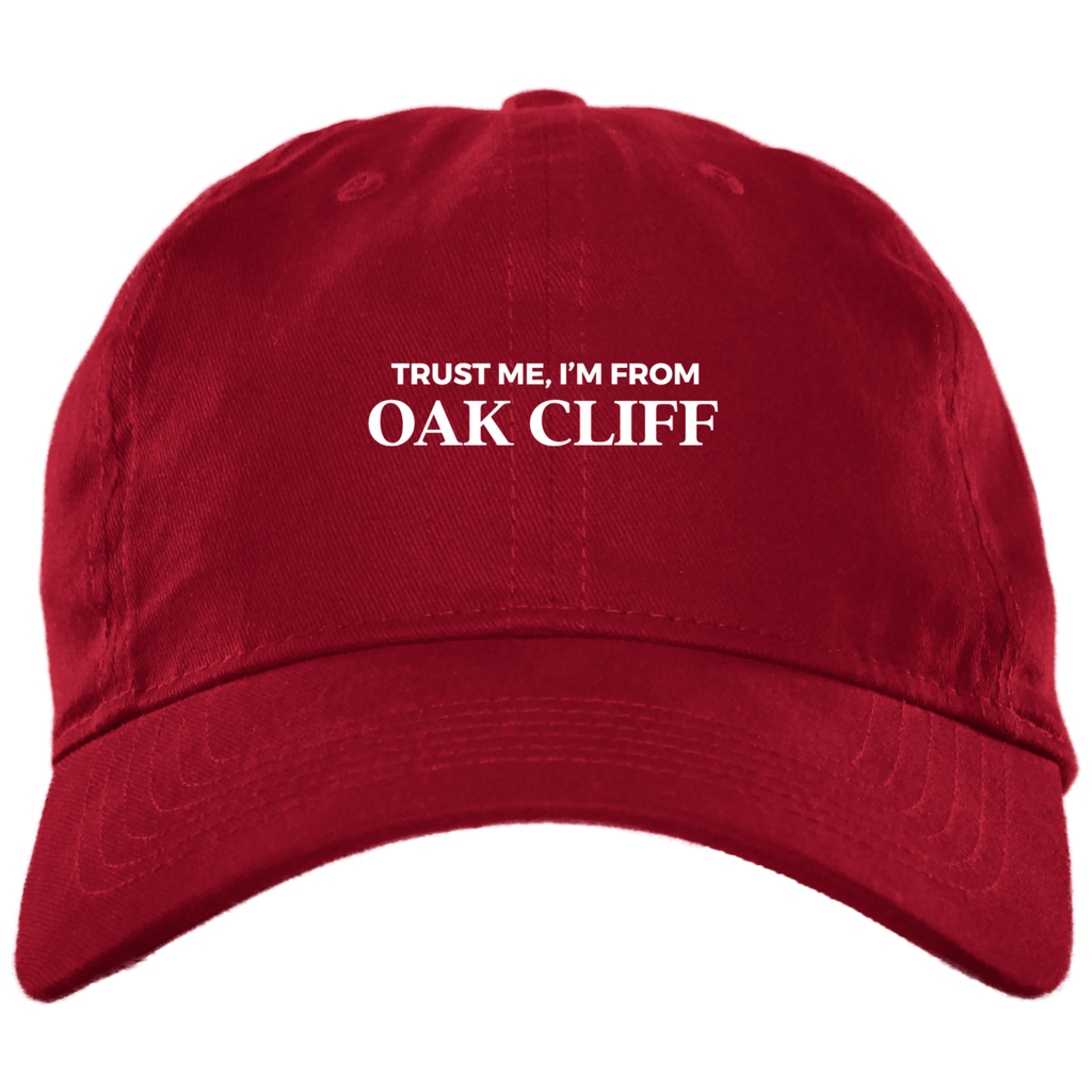 #oakcliff "Trust Me" Brushed Twill Unstructured Dad Cap