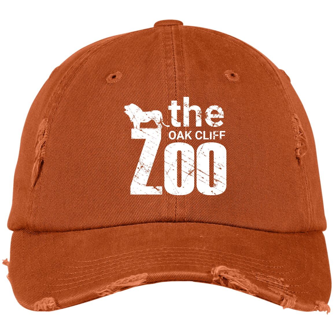 #oakcliff "The Zoo" Distressed Dad Cap