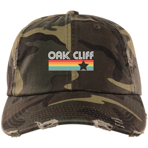 #oakcliff "Vintage Oak Cliff" Distressed Dad Cap