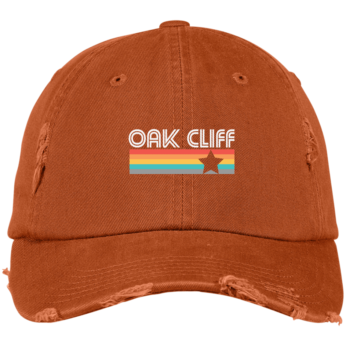 #oakcliff "Vintage Oak Cliff" Distressed Dad Cap