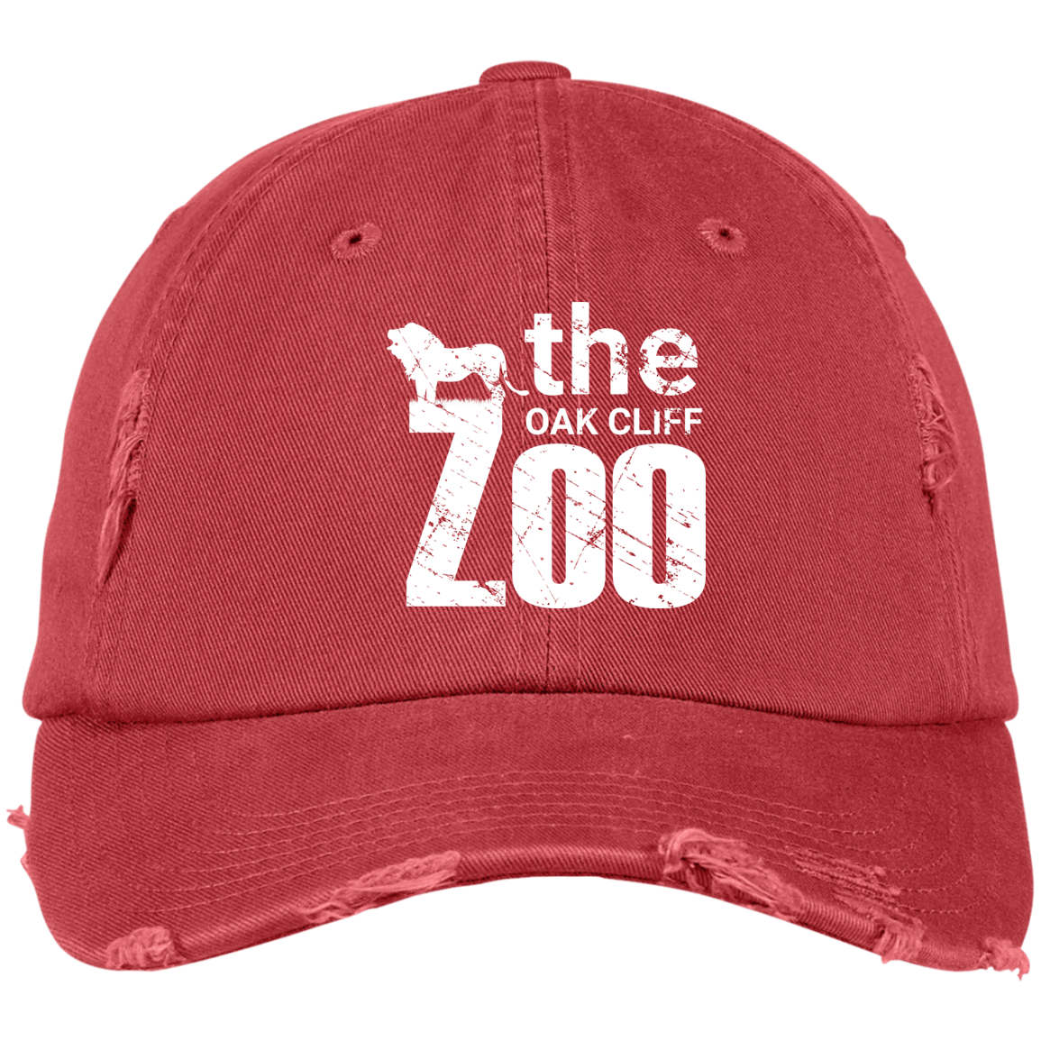 #oakcliff "The Zoo" Distressed Dad Cap