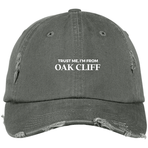 #oakcliff "Trust Me" Distressed Dad Cap