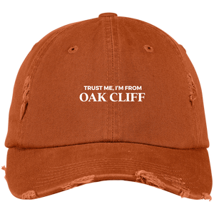 #oakcliff "Trust Me" Distressed Dad Cap