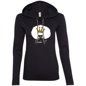 #thecrown Ladies' LS T-Shirt Hoodie