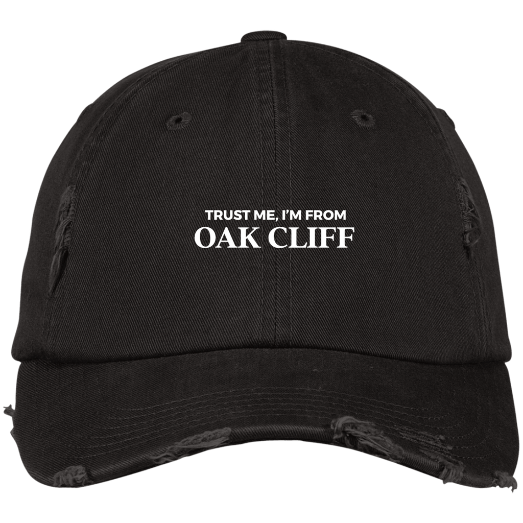#oakcliff "Trust Me" Distressed Dad Cap