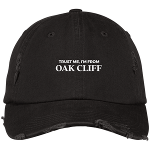 #oakcliff "Trust Me" Distressed Dad Cap