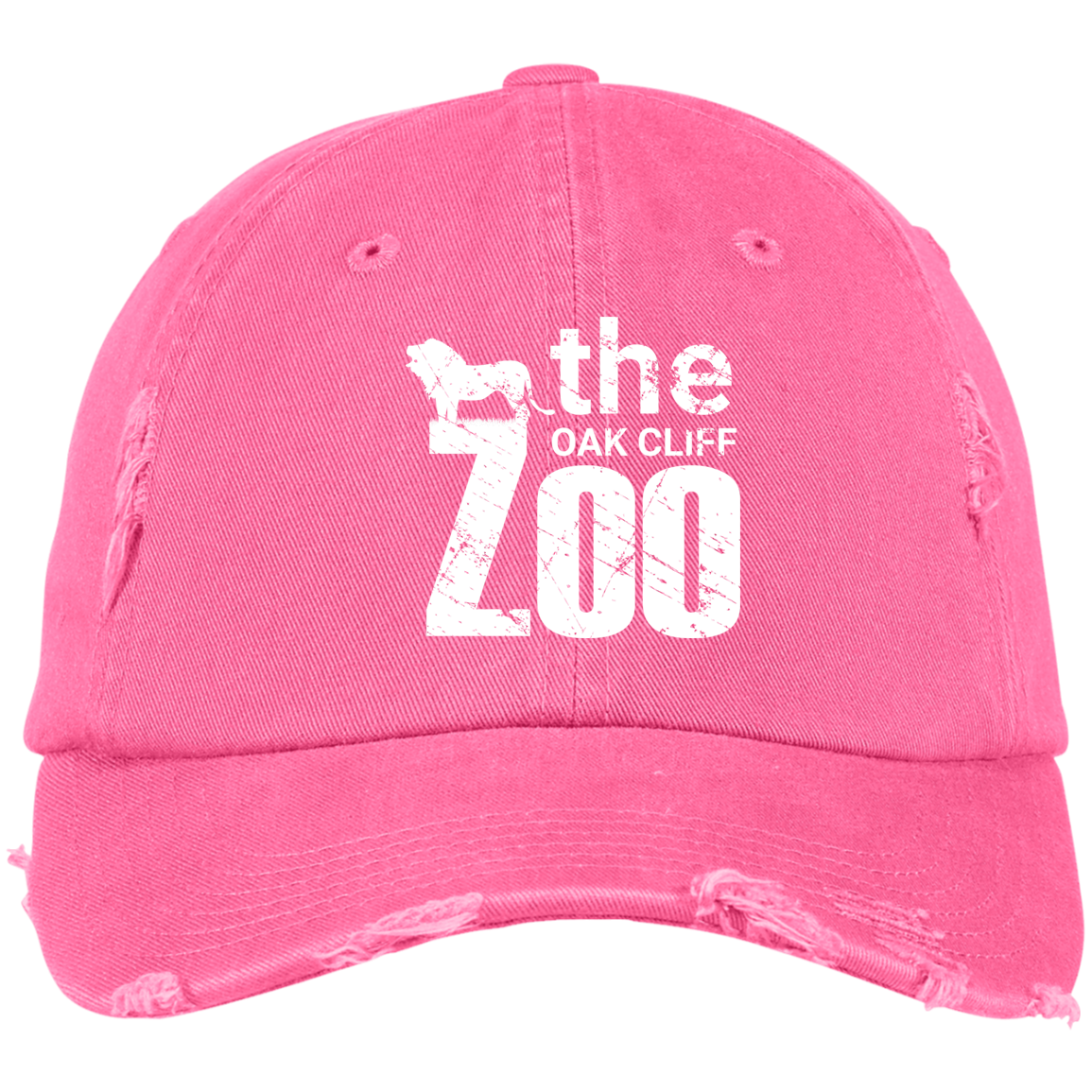 #oakcliff "The Zoo" Distressed Dad Cap