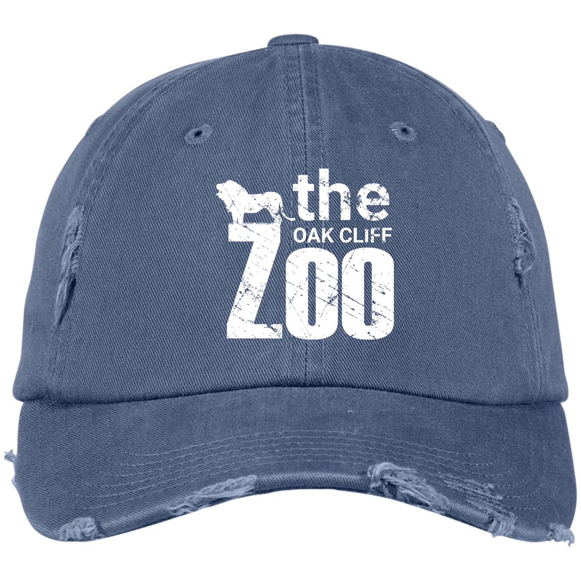 #oakcliff "The Zoo" Distressed Dad Cap