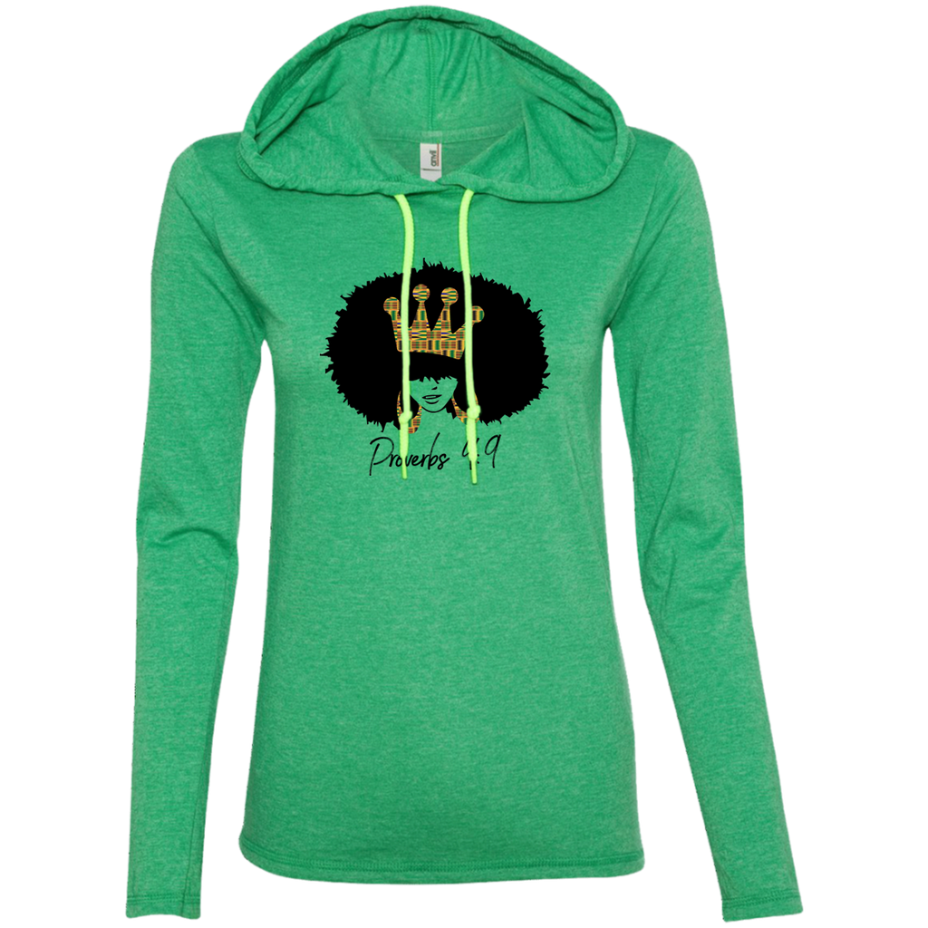 #thecrown Ladies' LS T-Shirt Hoodie