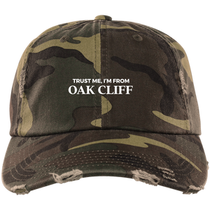 #oakcliff "Trust Me" Distressed Dad Cap