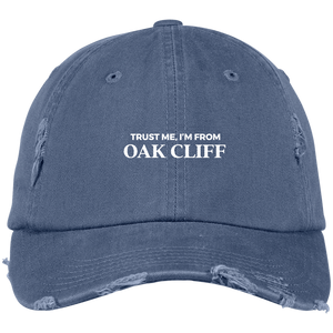 #oakcliff "Trust Me" Distressed Dad Cap