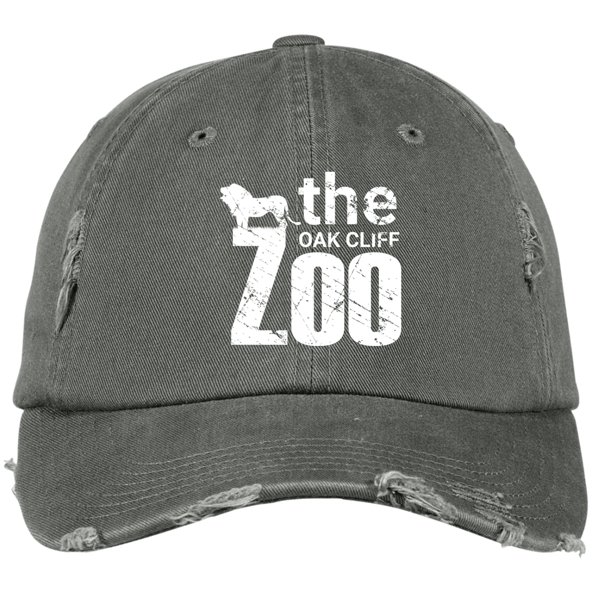 #oakcliff "The Zoo" Distressed Dad Cap
