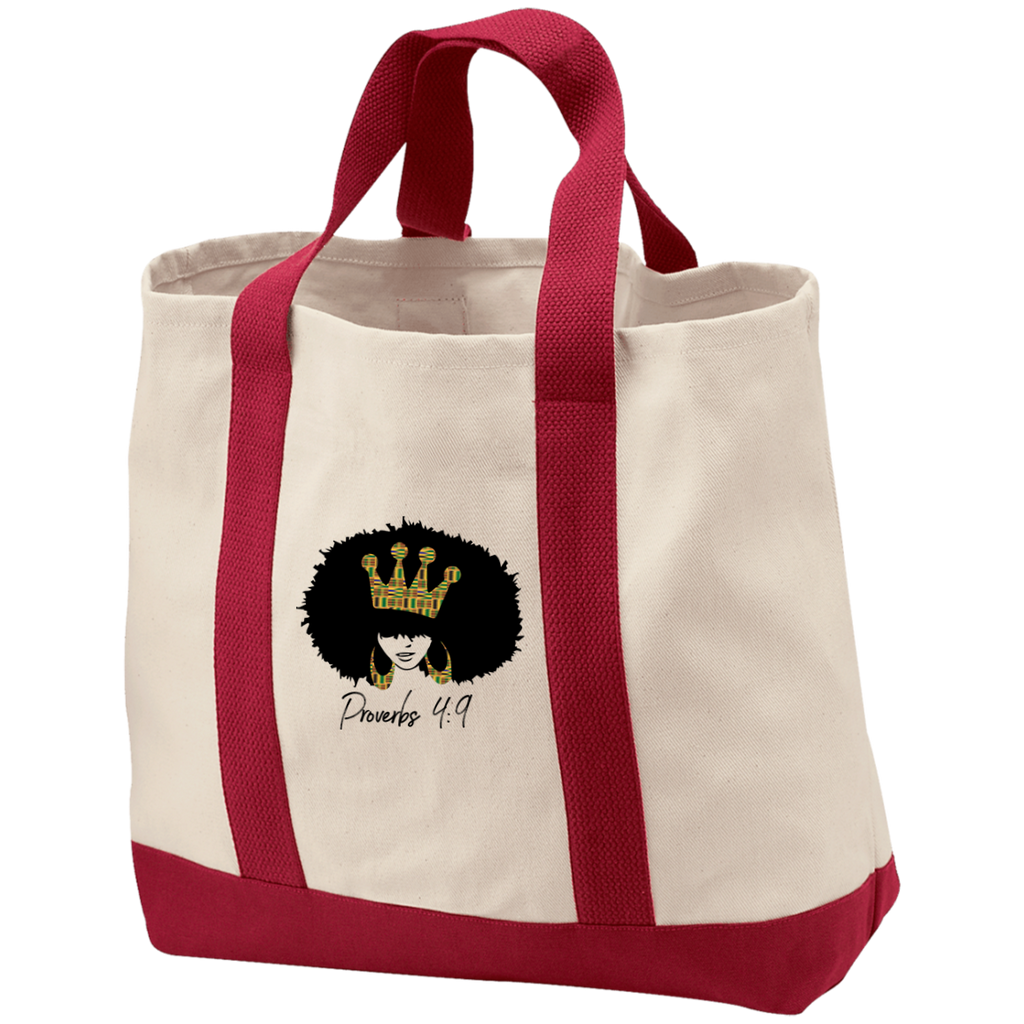 #thecrown 2-Tone Shopping Tote