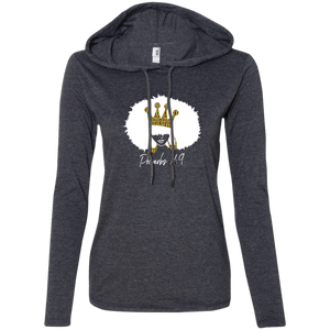 #thecrown Ladies' LS T-Shirt Hoodie