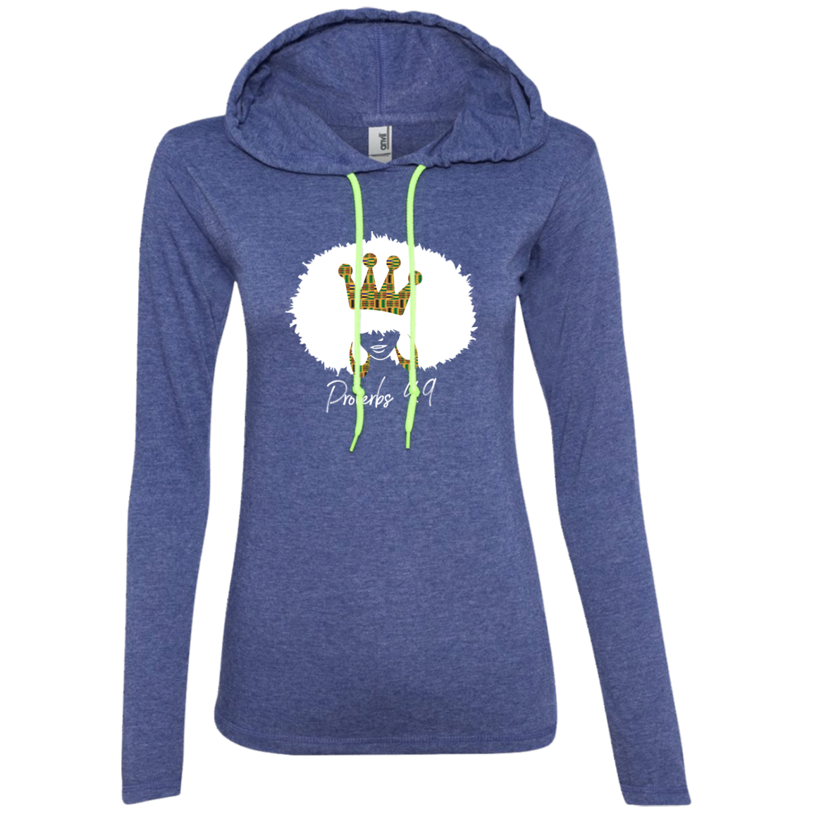 #thecrown Ladies' LS T-Shirt Hoodie