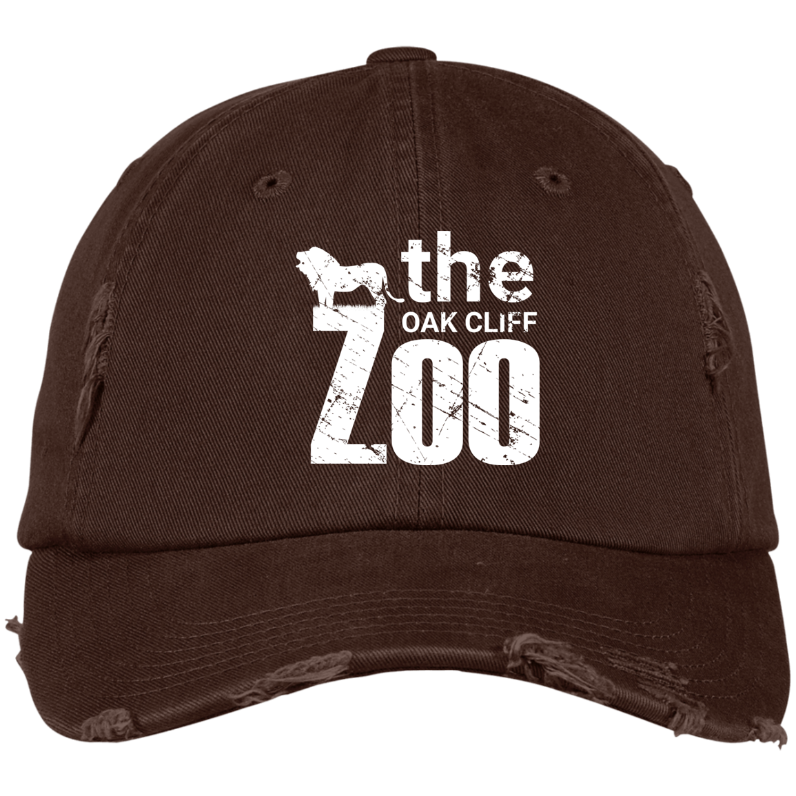 #oakcliff "The Zoo" Distressed Dad Cap