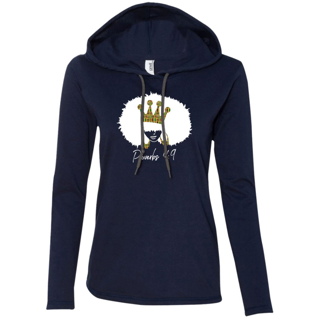 #thecrown Ladies' LS T-Shirt Hoodie