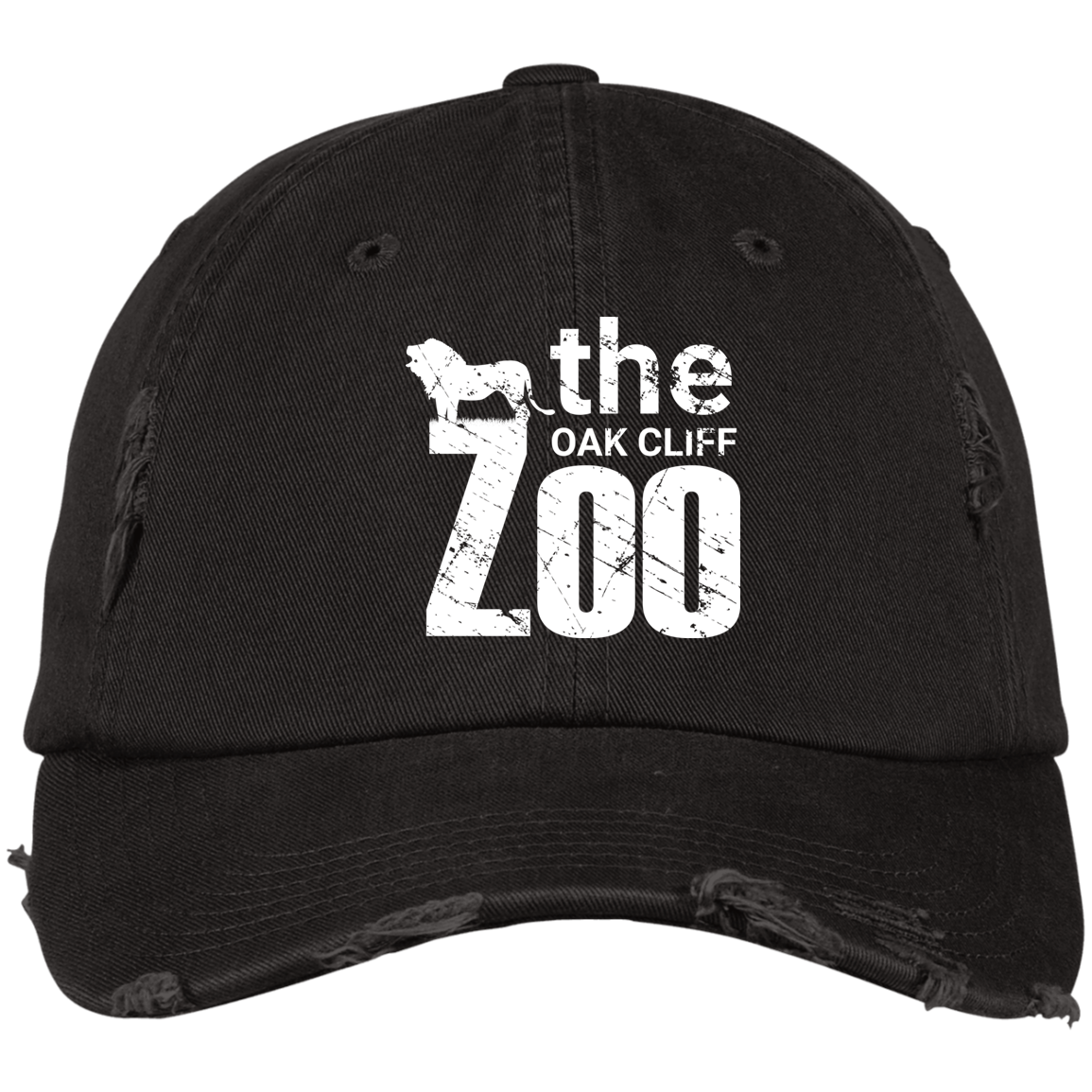 #oakcliff "The Zoo" Distressed Dad Cap